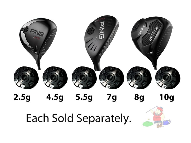 Ping G-25, I-25 Aftermarket Head Weights