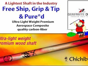 Chichibu Series Wood Shafts Free Ship, Tip & Pure®d