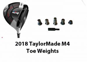 TaylorMade M4 (2018) Head Weights (weights sold separately)