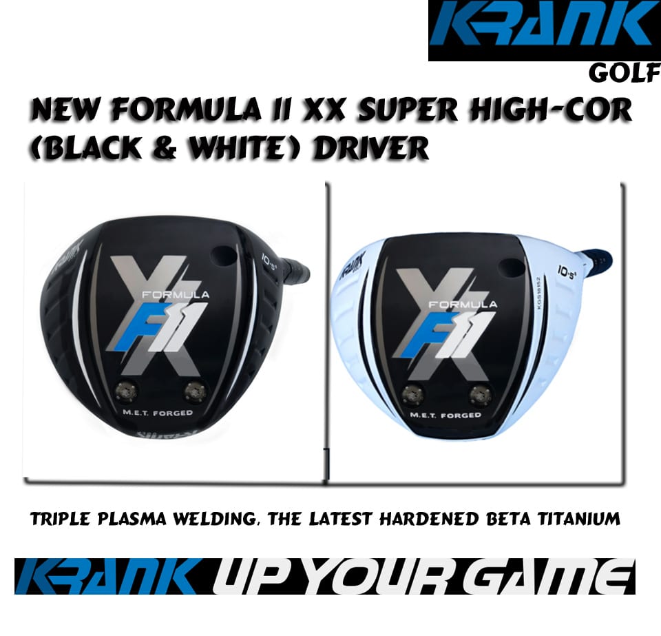 Krank Golf® NEW Formula 11 XX Super Hi Cor (Head Only or Custom Build) +  Free Ship - Grip