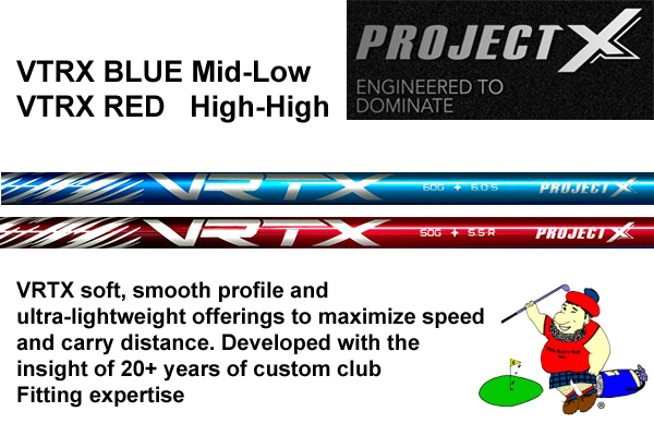 Xxx Blue Dart Video - Project X VRTX Blue 50,60,70 Red 40,50,60 (New 2022) â€“ Billy Bob's Golf